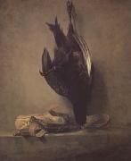 Jean Baptiste Simeon Chardin, Still Life with Dead Pheasant and Hunting Bag (mk14)
